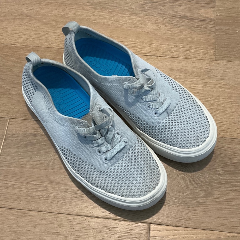 People light blue sneakers